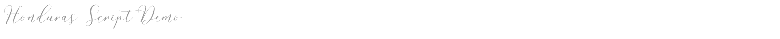 Honduras Script font preview